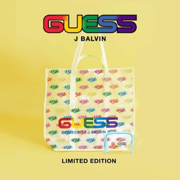 NEW GUESS x J Balvin Limited Edition Tote Bag - Picture 5 of 6
